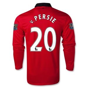 Nike Manchester United 13/14 v. PERSIE LS Home Soccer Jersey