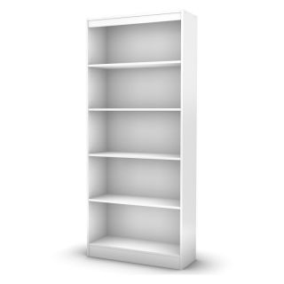 South Shore Axess Collection 5 Shelf Bookcase Pure White   7250768C