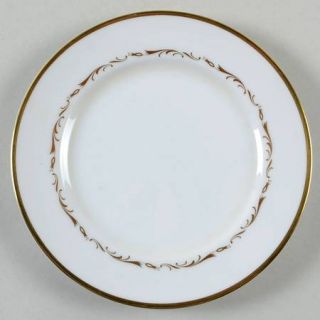 Sango Diadem Bread & Butter Plate, Fine China Dinnerware   Gold Floral/Scroll Ve