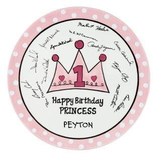 Birthday Princess 1st Signature Cake Plate