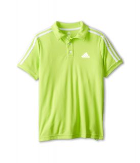 adidas Kids Short Sleeve Tech Polo Boys Short Sleeve Pullover (Green)
