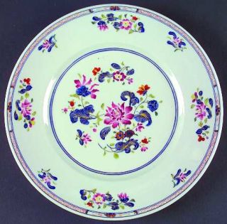 Puiforcat China Chen Yang (Gray Bkgd) Dinner Plate, Fine China Dinnerware   Flor