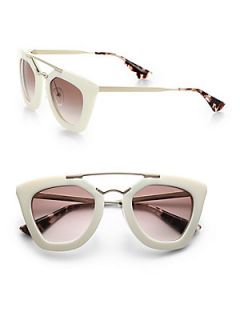 Prada Cats Eye Sunglasses   Ivory