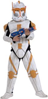 Animated Deluxe Clone Trooper Commander Cody Child Costume