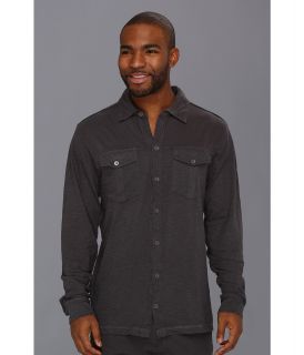 Prana Hayes L/S Button Down Mens Long Sleeve Button Up (Gray)