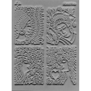 Lisa Pavelka Individual Texture Stamp 4.25x5.5 1/pkg about Face