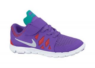 Nike Free 5.0 (10.5c 3y) Preschool Girls Running Shoes   Purple Venom