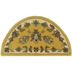Hand tufted Gold Wool Rug (23 X 310)