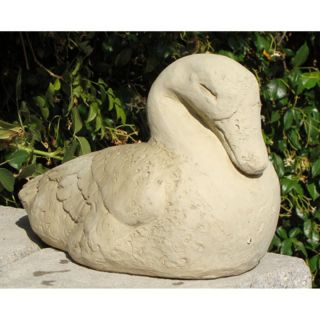Designer Stone Inc Sleeping Mama Duck Garden Statue   7220 A