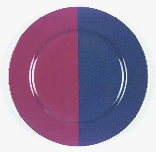 Taitu Intermezzo (Blue & Terra Cotta) Dinner Plate, Fine China Dinnerware   Blue