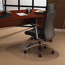 Floortex Cleartex Ultimat Polycarbonate Contoured Chair Mat (39 X 49) For Carpet