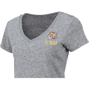 LSU Tigers Colosseum NCAA Womens War Cry V neck T Shirt