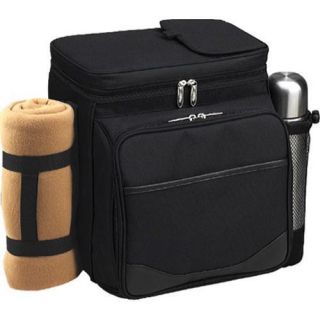 Picnic At Ascot London Picnic And Coffee Cooler For Two Black/london Plaid