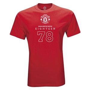 Euro 2012   Manchester United Eighteen 78 T Shirt (Red)