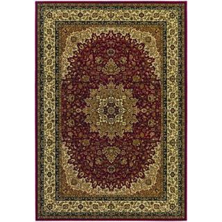 Izmir Royal Kashan/ Red Area Rug (311 X 53) (RedSecondary colors Black, Gold, Green, Grey and IvoryPattern FloralTip We recommend the use of a non skid pad to keep the rug in place on smooth surfaces.All rug sizes are approximate. Due to the difference