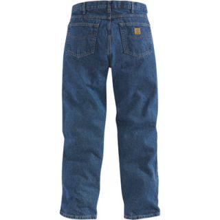 Carhartt Relaxed Fit Tapered Leg Jean   Stonewash, 33in. Waist x 30in. Inseam,