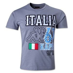 Kappa Mondo Italia 67 T Shirt (Gray)