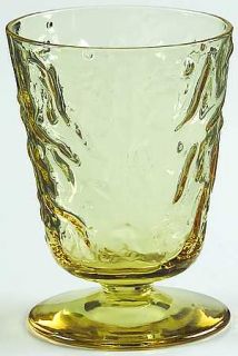 Bryce El Rancho Gold Juice Glass   Gold,               Textured Design