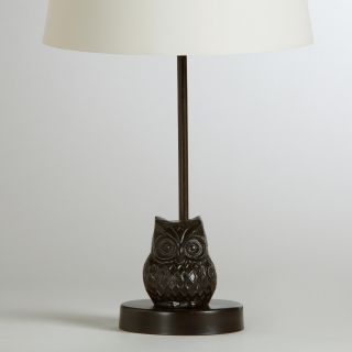 Owl Metal Accent Lamp Base   World Market