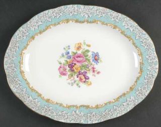 Royal Albert Enchantment 13 Oval Serving Platter, Fine China Dinnerware   White