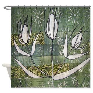  Flower Pattern Shower Curtain  Use code FREECART at Checkout