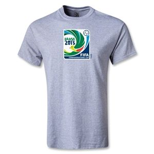 FIFA Confederations Cup 2013 Emblem T Shirt (Gray)