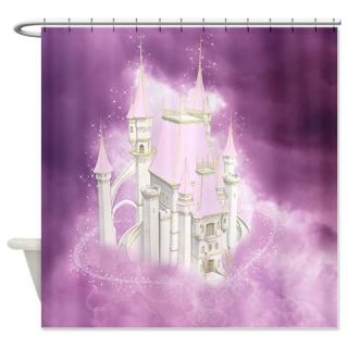  Pink Fairytale Castle Shower Curtain  Use code FREECART at Checkout