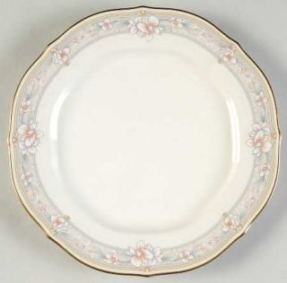 Noritake Windsor Garden Salad Plate, Fine China Dinnerware   Pastel Floral On Pa