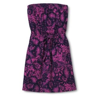 Mossimo Supply Co. Juniors Strapless Dress   Purple XS(1)