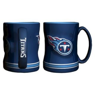 Boelter Brands NFL 2 Pack Tennessee Titans Relief Mug   15 oz