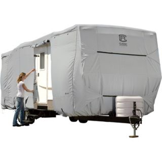 Classic Accessories Permapro Premium Travel Trailer   Gray, Fits 30ft. to 33ft.