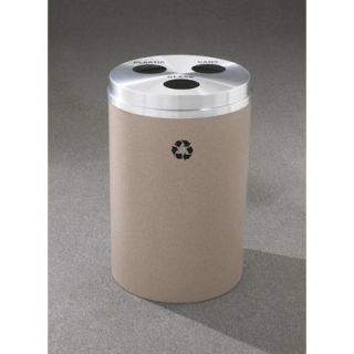 Glaro, Inc. RecyclePro Triple Stream Recycling Receptacle BCB 20 DS SA PLASTI