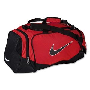 Nike Brasilia 5 Medium Duffle (Red/Blk)