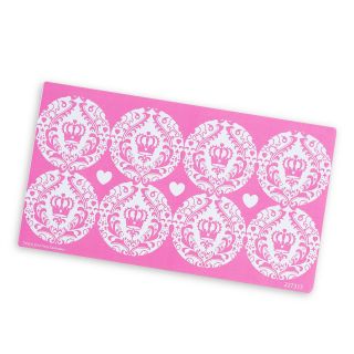 Elegant Princess Damask Small Lollipop Sticker Sheet