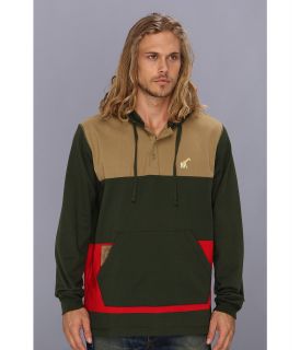 L R G Presidente Pullover Hoody Mens Sweatshirt (Olive)