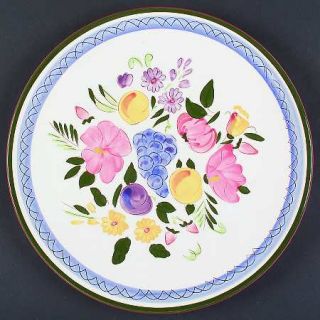 Stangl Fruit & Flowers  12 Chop Plate/Round Platter, Fine China Dinnerware   Ba