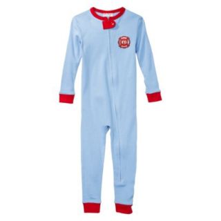 St. Eve Infant Toddler Boys Long Sleeve Fire Rescue Union Suit   Blue 12 M