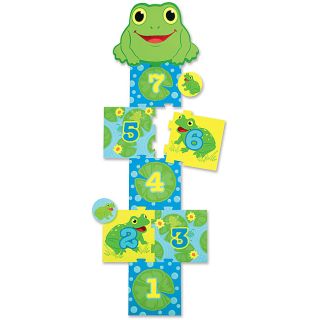 Melissa and Doug Froggy Right piece Jigsaw foam Hopscotch Lawn Game