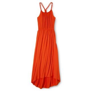 Merona Petites Sleeveless Braided Maxi Dress   Orange XLP