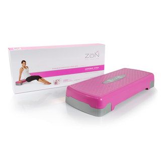 Zon Pink Aerobic Step (PinkDimensions 11.5 inches high x 27.25 inches wide x 4.3 inches deepWeight 1 pound )
