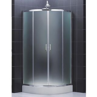 Dreamline Prime 36 3/8 X 36 3/8 Frameless Sliding Shower Enclosure (Tempered glass, aluminumOptional SlimLine shower base and backwalls available Intended use IndoorTempered glass ANSI certifiedAssembly requiredProduct Warranty Limited 5 (five) year man