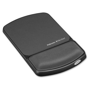 Fellowes Gel Wrist Rest And Mouse Pad With Microban  Graphite