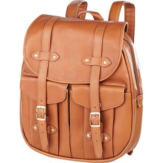 Leather Rucksack Backpack   Vachetta Tan