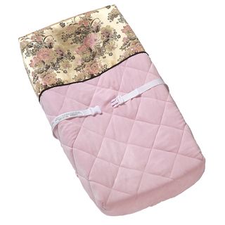 Sweet Jojo Designs Abby Rose Pink Changing Pad Cover (PinkGender GirlDimensions 17 inches wide x 31 inches longMaterial 100 percent brocade and microsuede 100 percent brocade and microsuede)