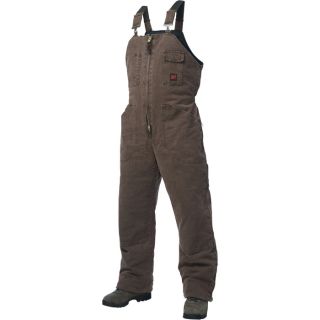 Tough Duck Washed Insulated Overall   M, Chestnut