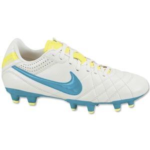 Nike Womens Tiempo Natural IV LTR FG (Summit White/Electric Yellow)
