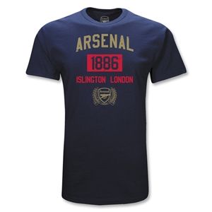 Euro 2012   Arsenal 1886 Anniversary T Shirt (Navy)