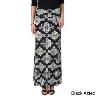 Hailey Jeans Co. Juniors Printed Fold over Maxi Skirt