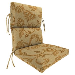 Jordan Manufacturing 45 x 22 Sunbrella High Back Dining Chair Cushion