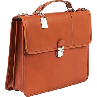 Tuscan Briefcase Saddle   ClaireChase Non Wheeled Business Cases